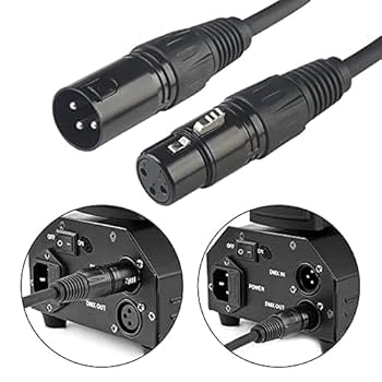 Amazon.com: jindaaudio XLR Cables, DMX Cable Male to Female